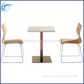 Modern restaurant dining furniture fast food table and chair set